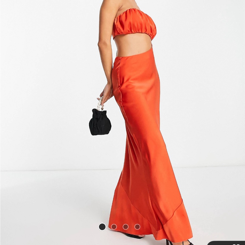 Orange Long dress